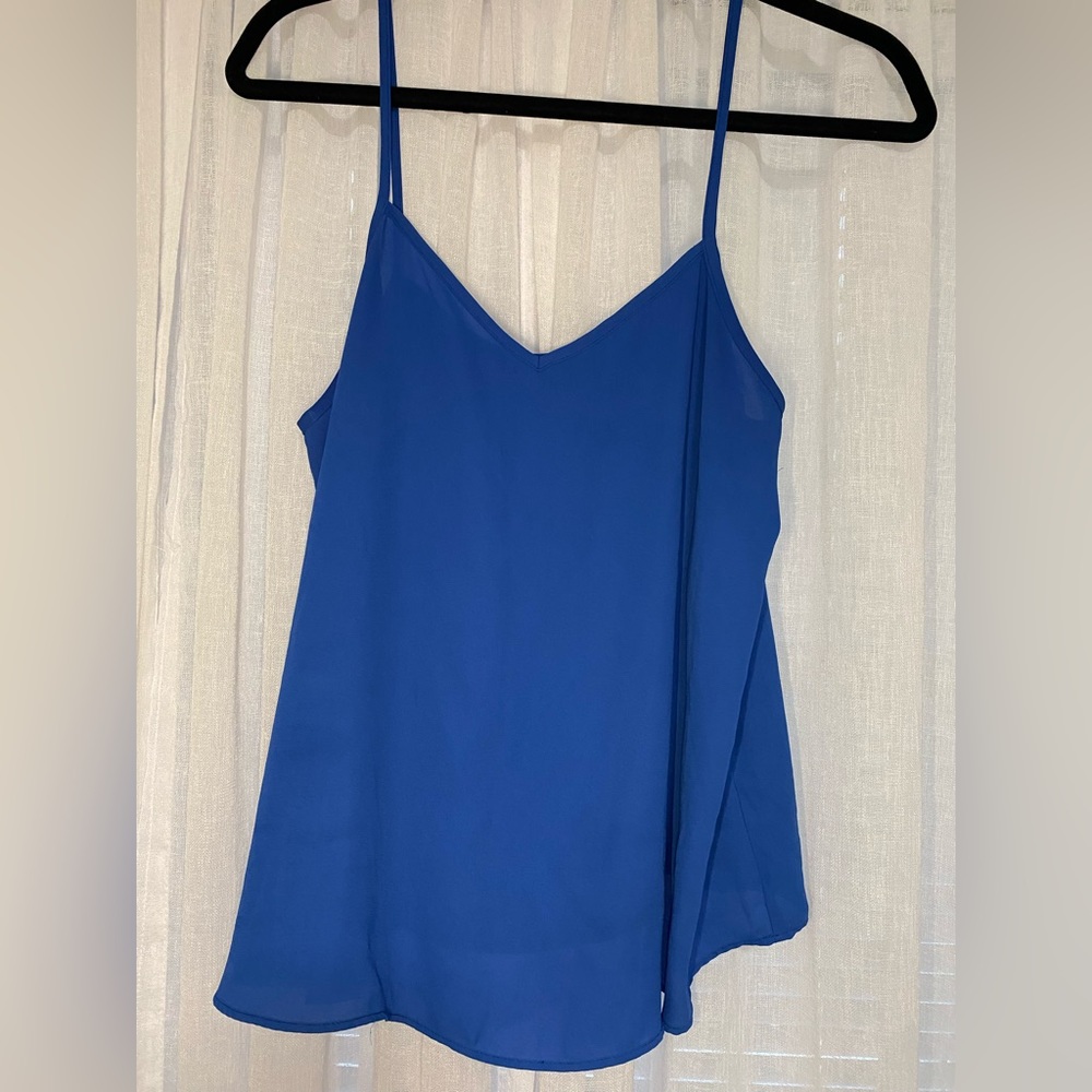 Topshop Blue Tank Top US 6/EU 38/UK 10